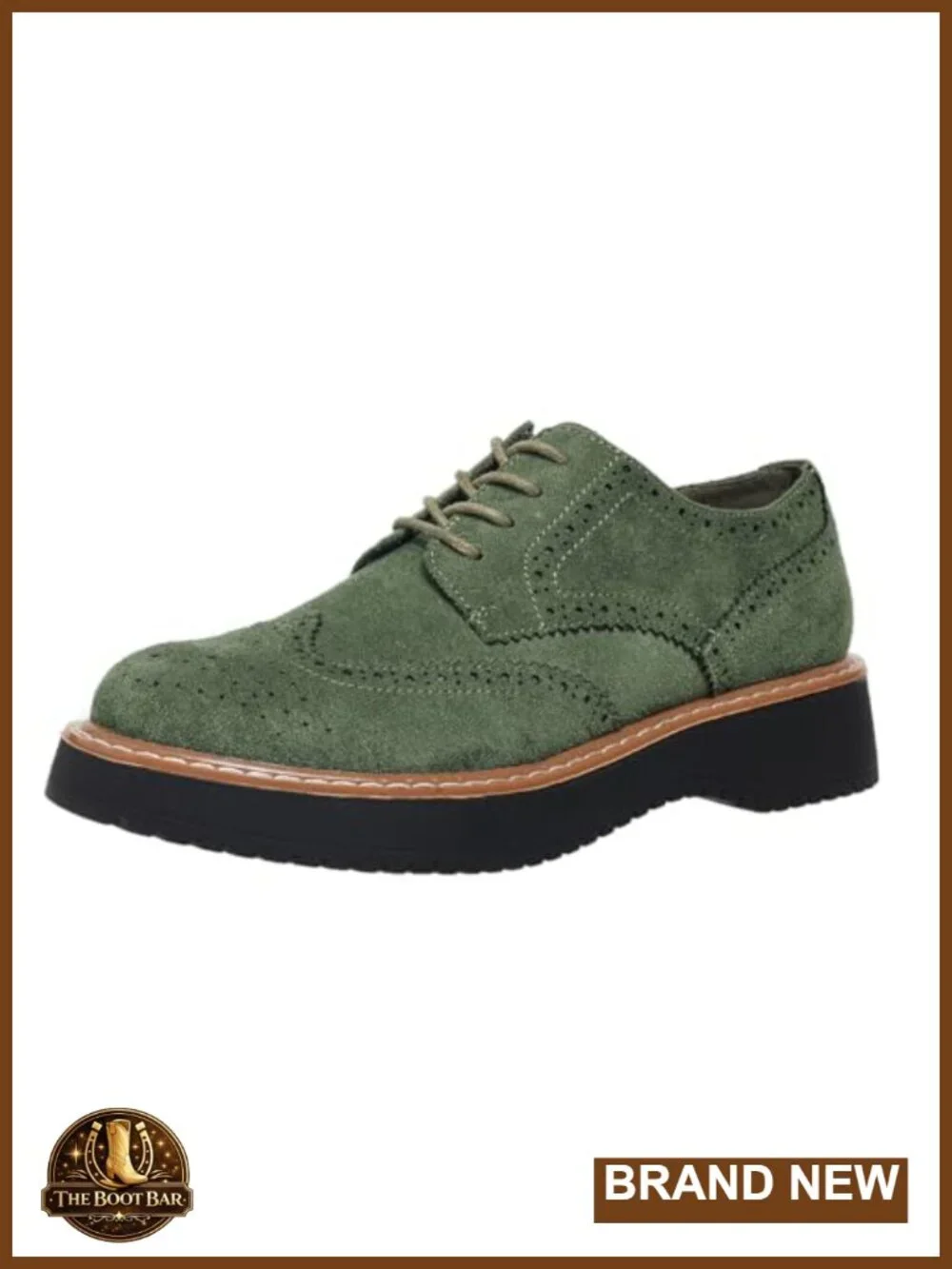 Women's Suede Platform Oxfords - 1.57
